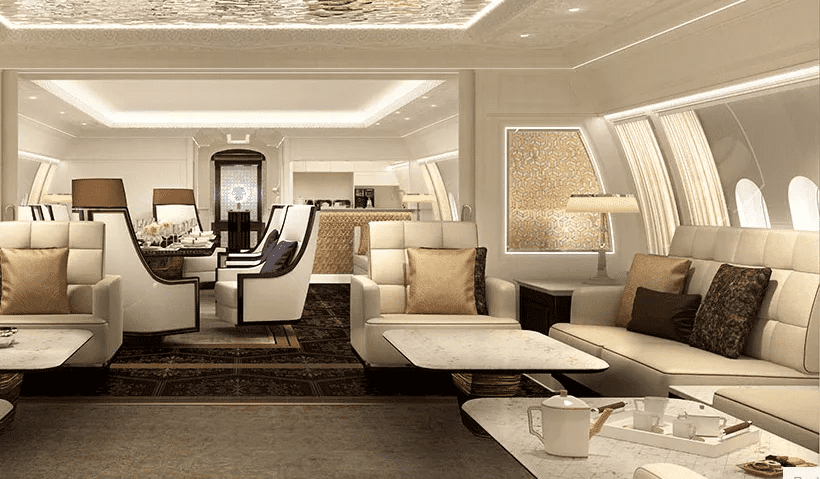 Private Jet Interiors in 2025: A Glimpse into Luxurious Airborne Living